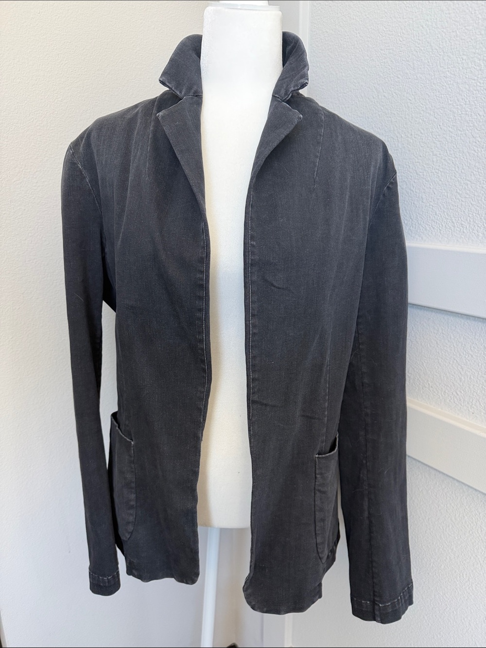 Frank & Eileen Charcoal Denim Grey Casual Jacket